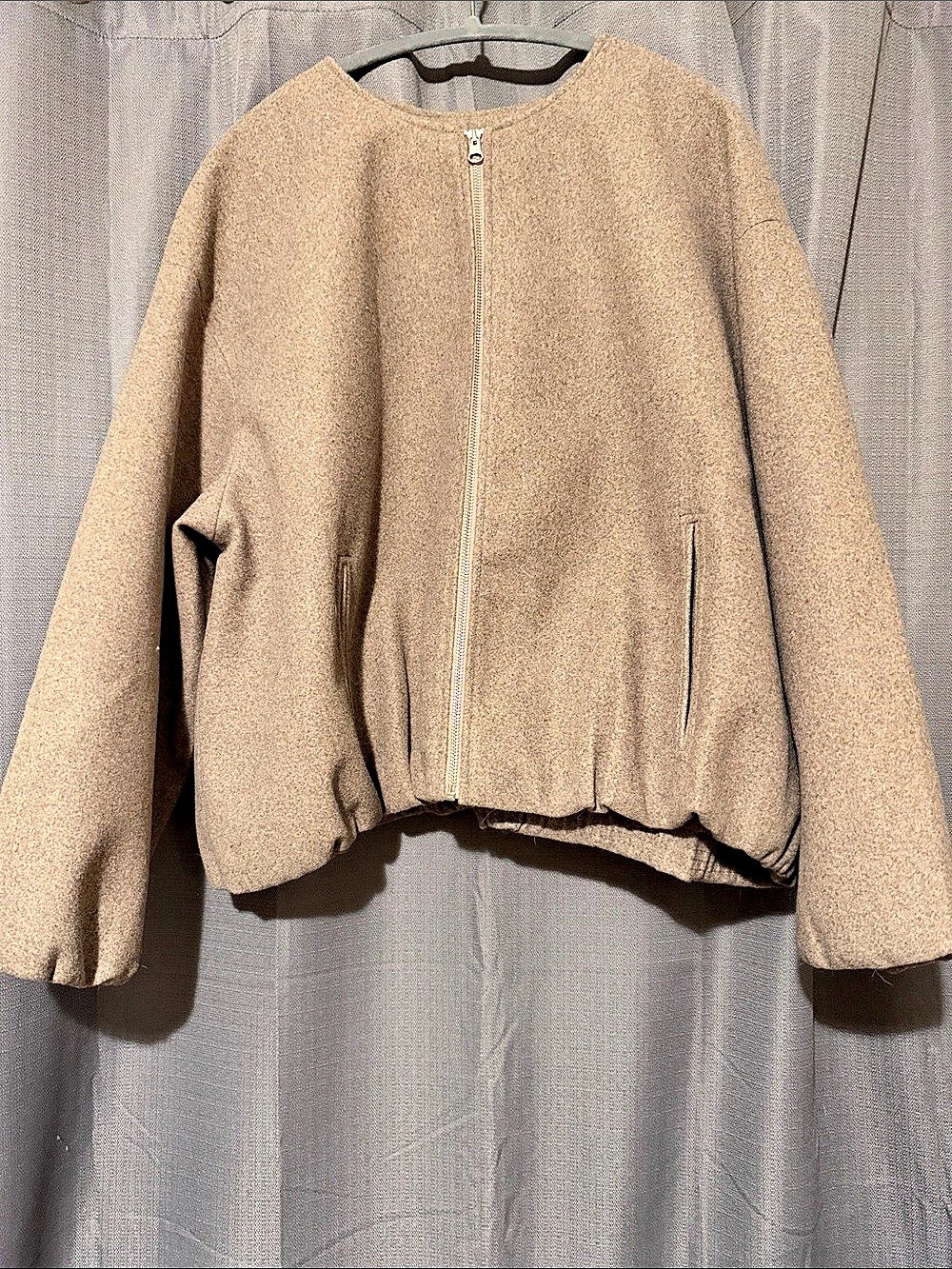 TORRID Collarless Bomber Jacket Women's Brown Size 2